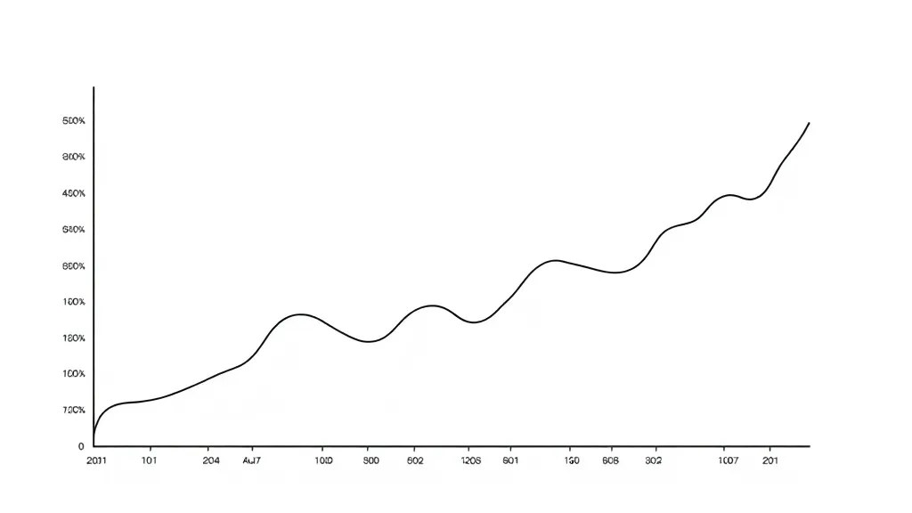 A technical black and white graph showing inflation trends w